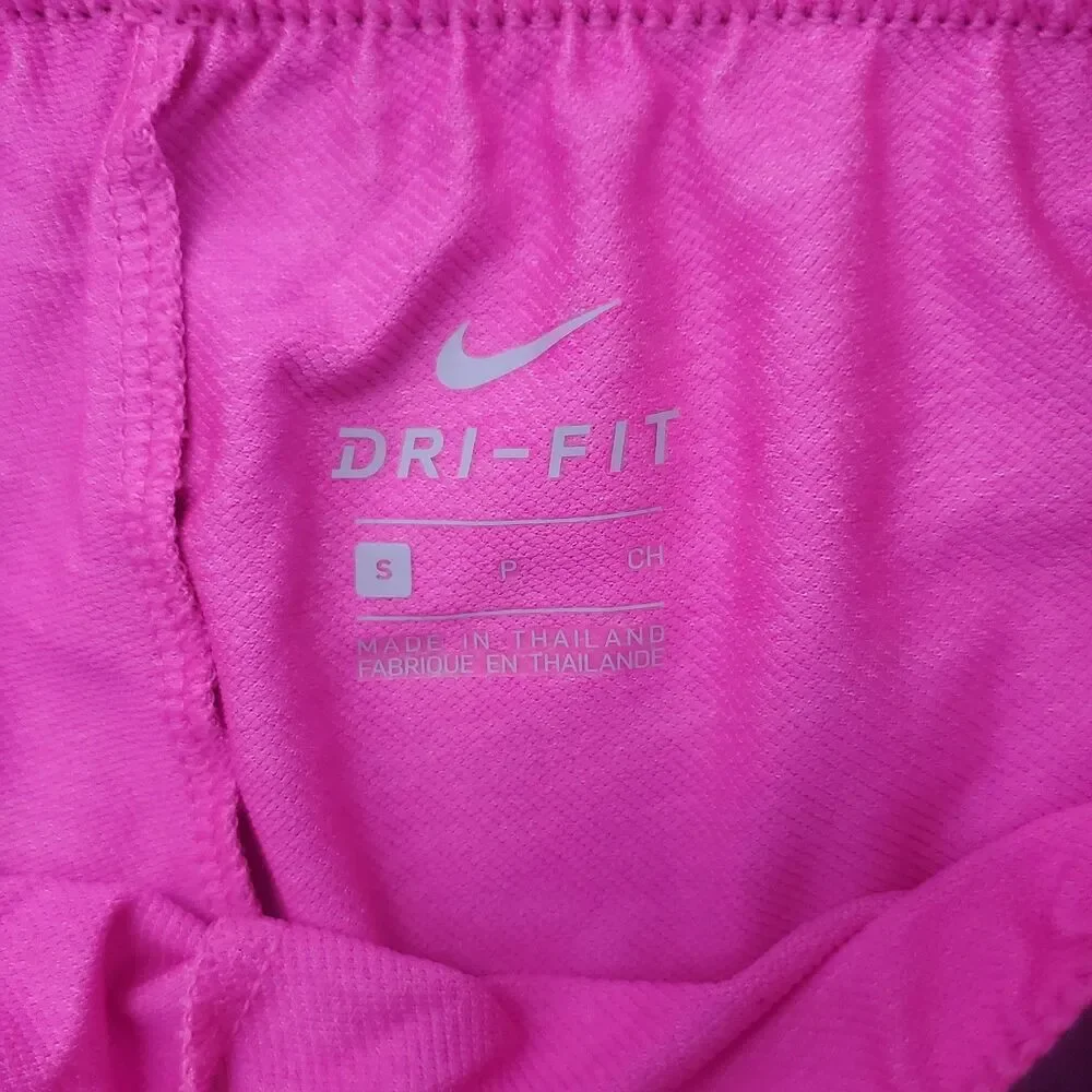 Nike Girls Athletic Shorts Size Small Pink Dri-FIT Inseam 3